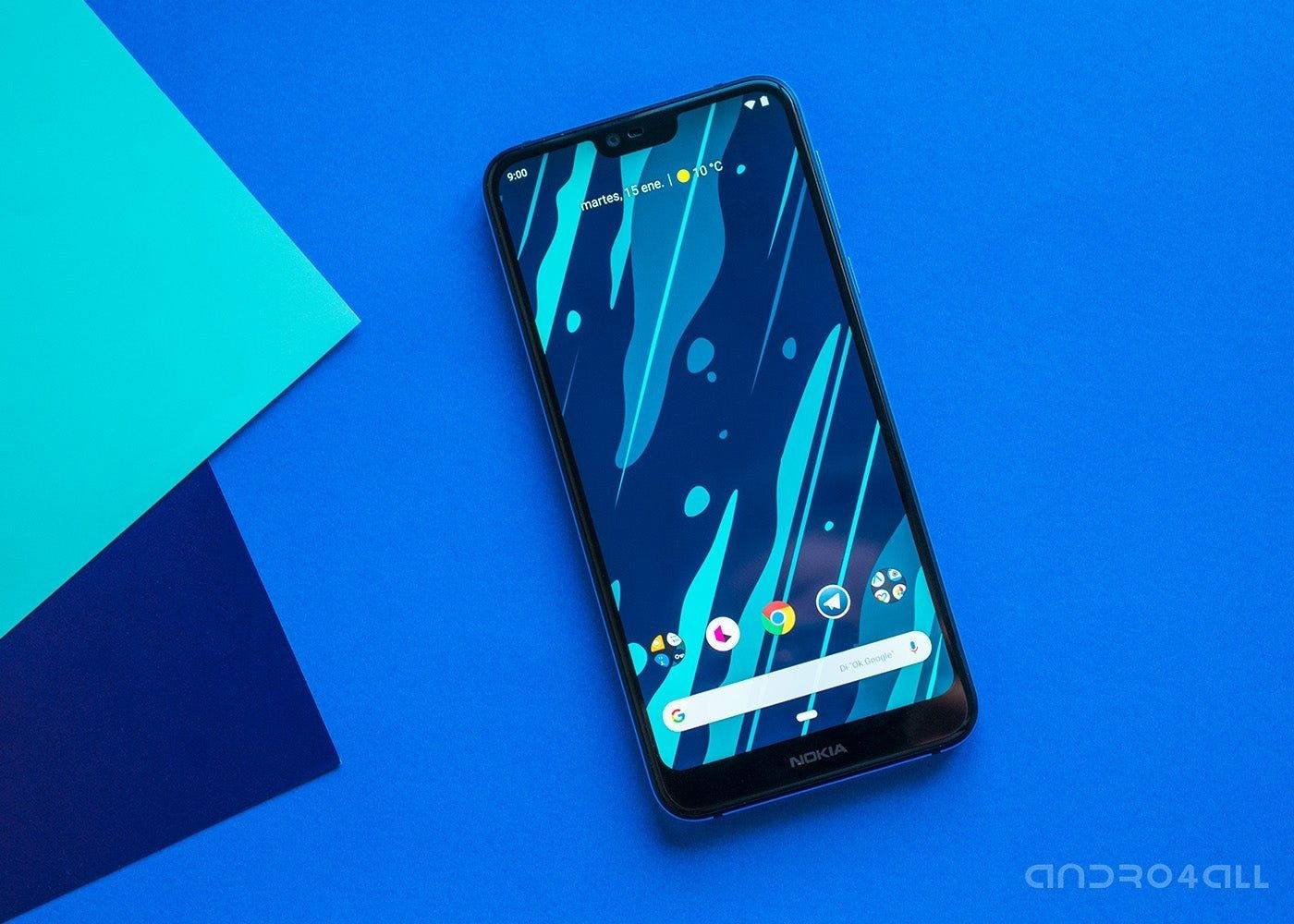 Nokia 7.1, pantalla con notch