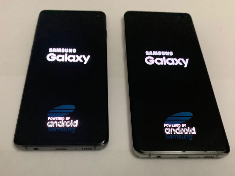 Samsung Galaxy S10 y S10 Plus, diseño pantalla encendida