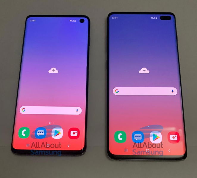 Los Samsung Galaxy S10 y S10 Plus revelan su diseño al completo en imágenes reales