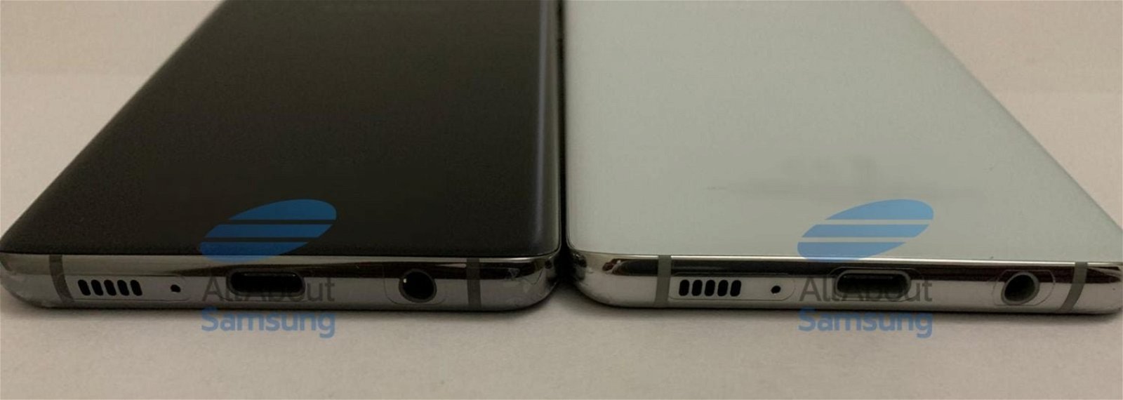 Samsung Galaxy S10 y S10 Plus, diseño parte inferior
