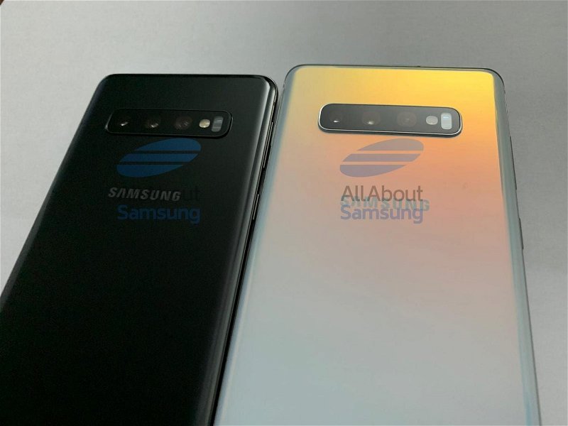Samsung Galaxy S10 y S10 Plus, diseño parte trasera
