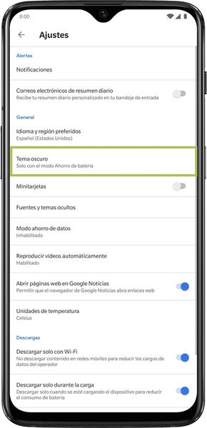 Cómo activar el tema oscuro en todas las aplicaciones de Google que ya lo incluyen