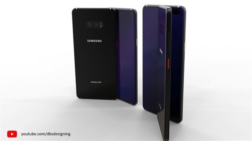 diseñador creo un proyecto en Behance con un concepto de diseño del Samsung Galaxy S10