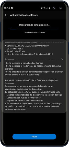 El Samsung Galaxy S10 recibe su primera actualización: todas las novedades