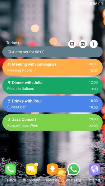 Month: Calendar Widget, el mejor widget para sincronizar con el calendario de Google