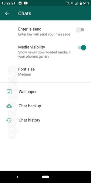 Beta WhatsApp para Android nueva interfaz chats