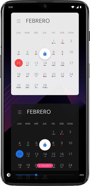 Month: Calendar Widget, el mejor widget para sincronizar con el calendario de Google