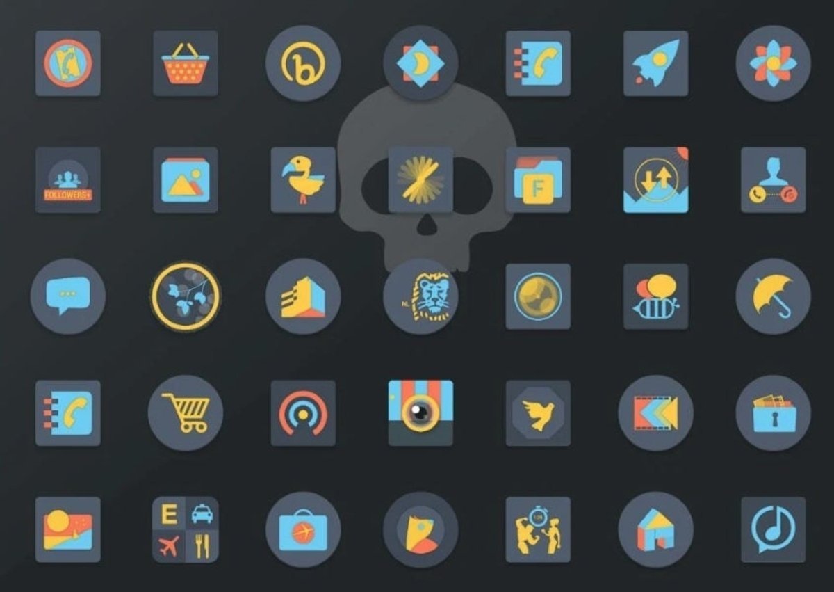 None Dark icons gratis