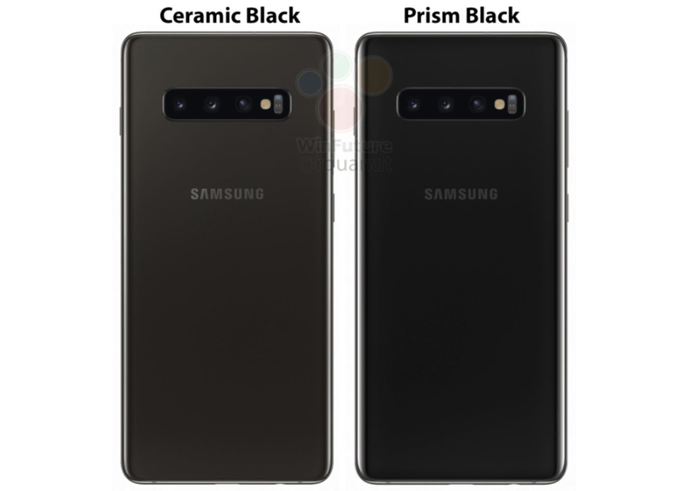 Samsung Galaxy S10 Prism Black y Ceramic Black