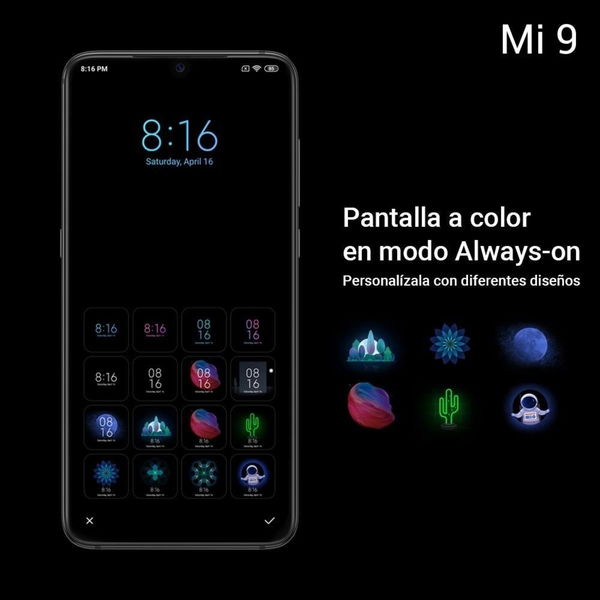 Así funcionará el modo oscuro del Xiaomi Mi 9: hasta un 83% de ahorro de batería