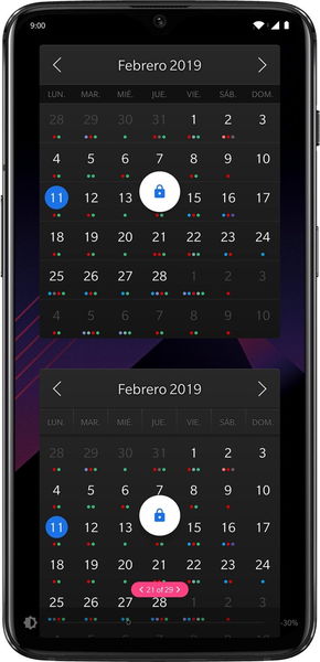 Month: Calendar Widget, el mejor widget para sincronizar con el calendario de Google