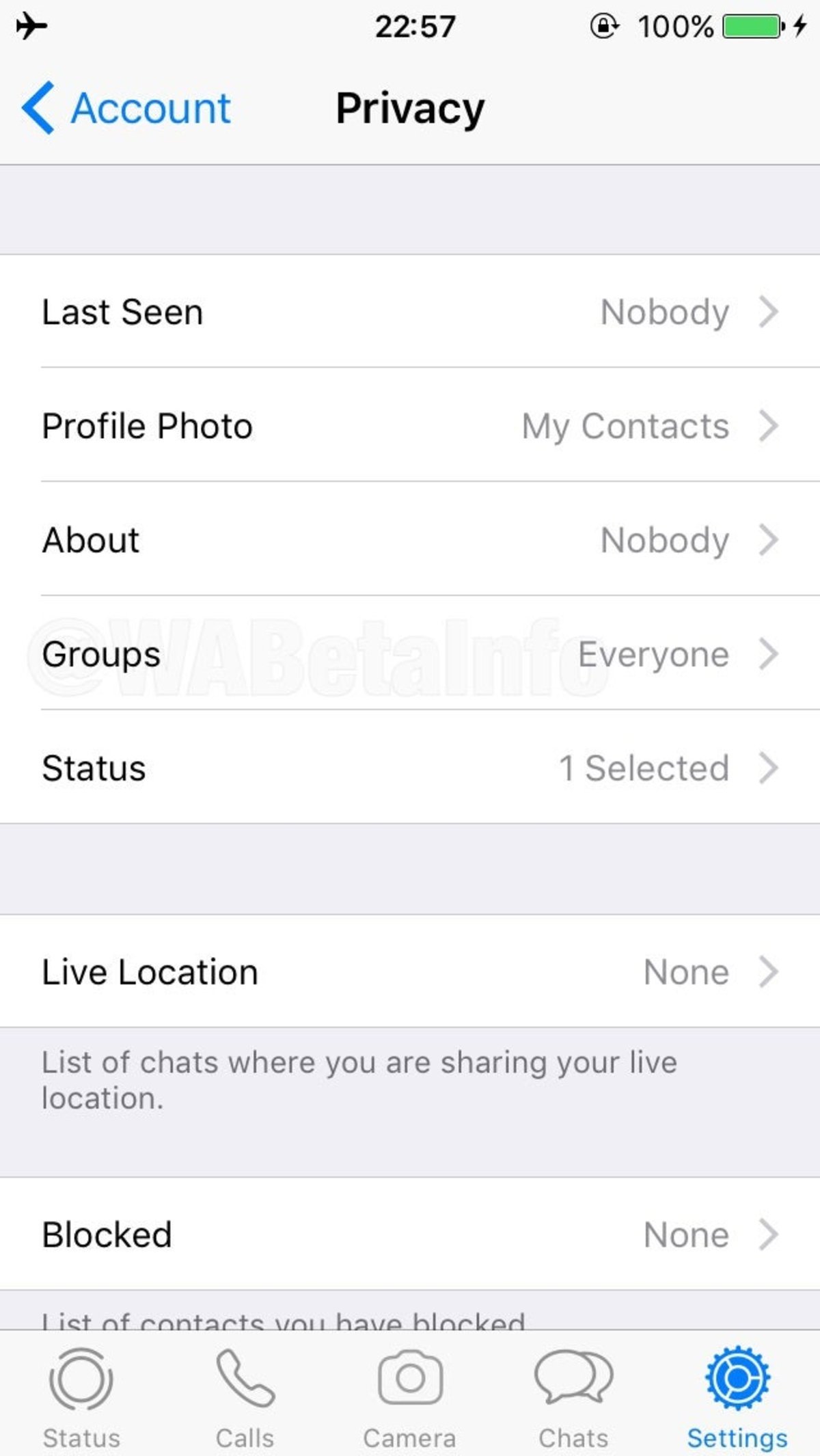 WhatsApp rechazar invitaciones a grupos