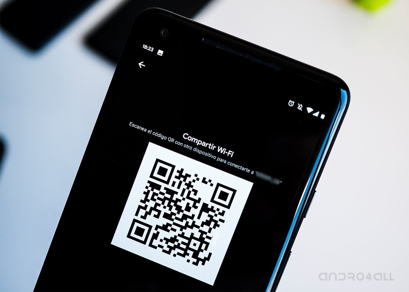 Compartir Wi-Fi por QR en Android Q