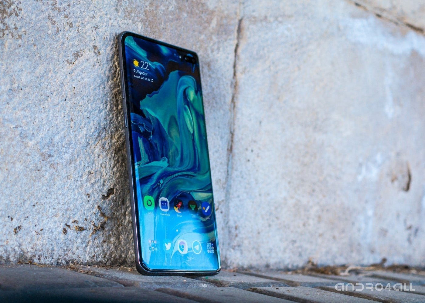 Samsung Galaxy S10+, pantalla de inicio