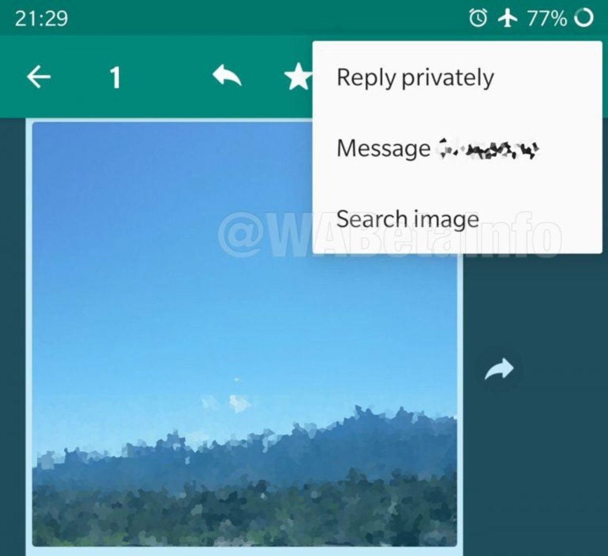 Whatsapp nueva función Google Imágenes