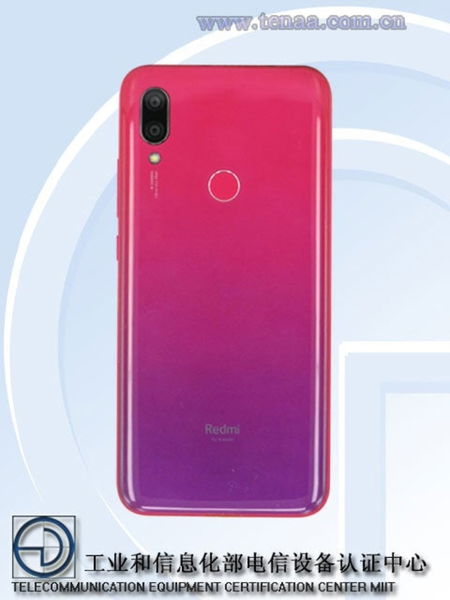 Xiaomi Redmi 7 TENAA