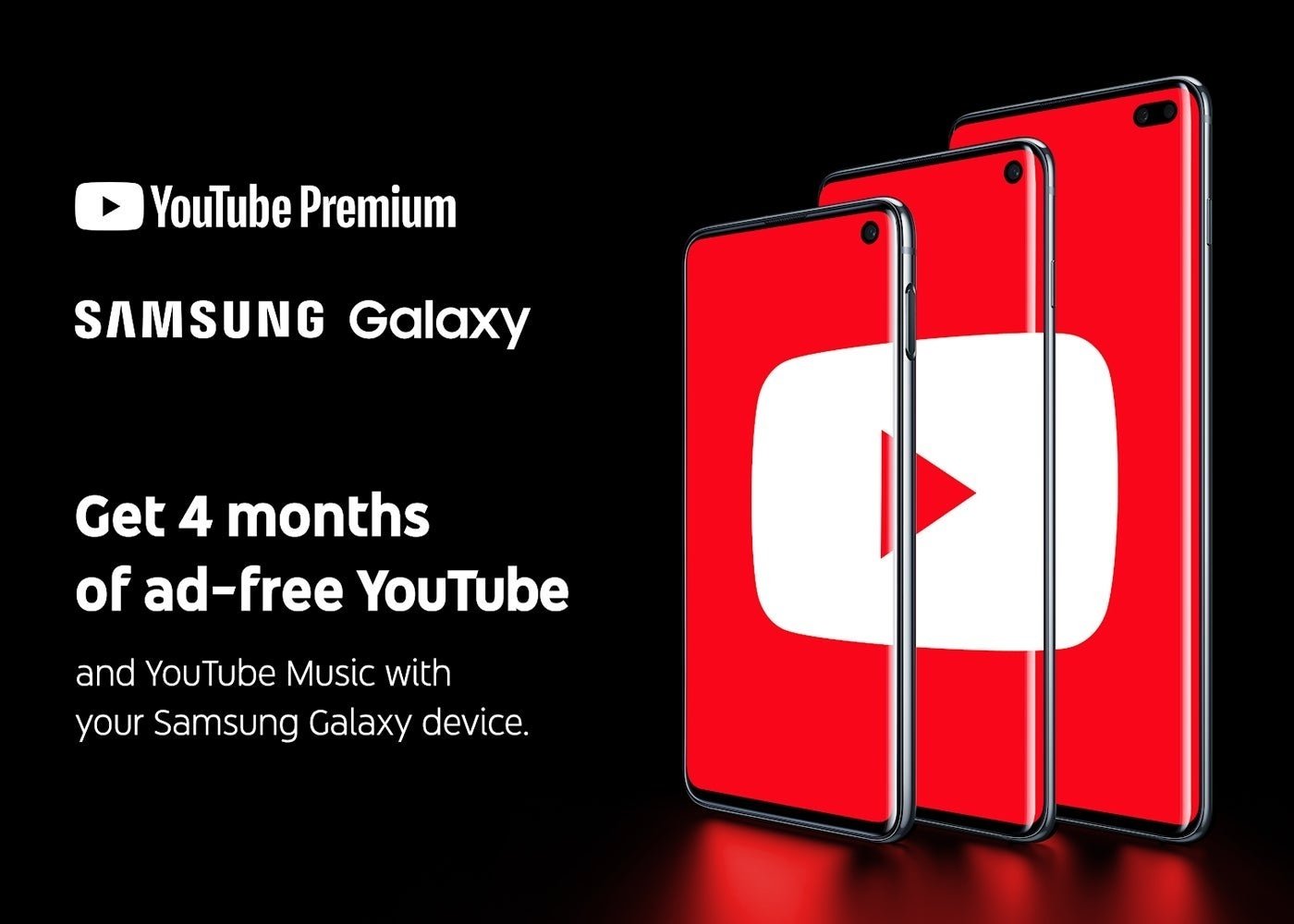 YouTube Premium en el Galaxy S10