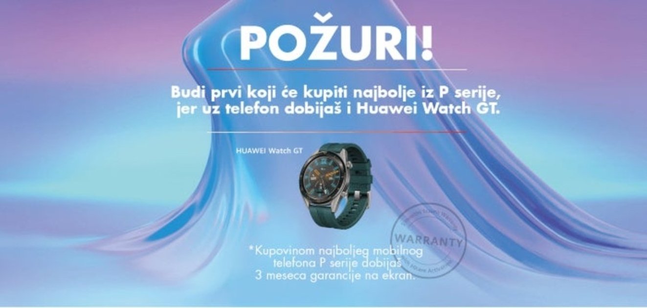 Huawei Watch de regalo con el P30
