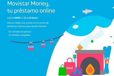 Hasta 4.000 € de préstamo con Movistar Money: la operadora lanza su propio rival de Cofidis Hasta 4.000 € de préstamo con Movistar Money: la operadora lanza su propio rival de Cofidis
