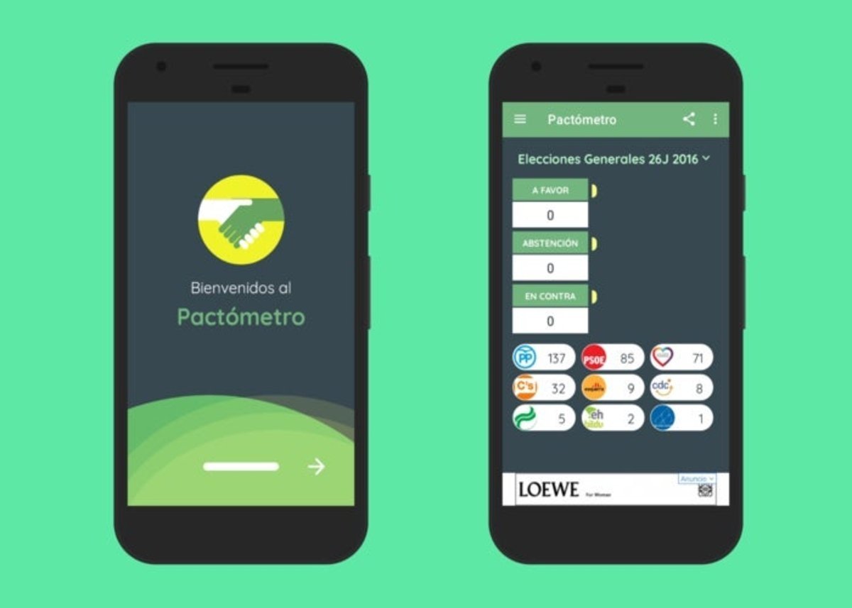 App Pactómetro para Android