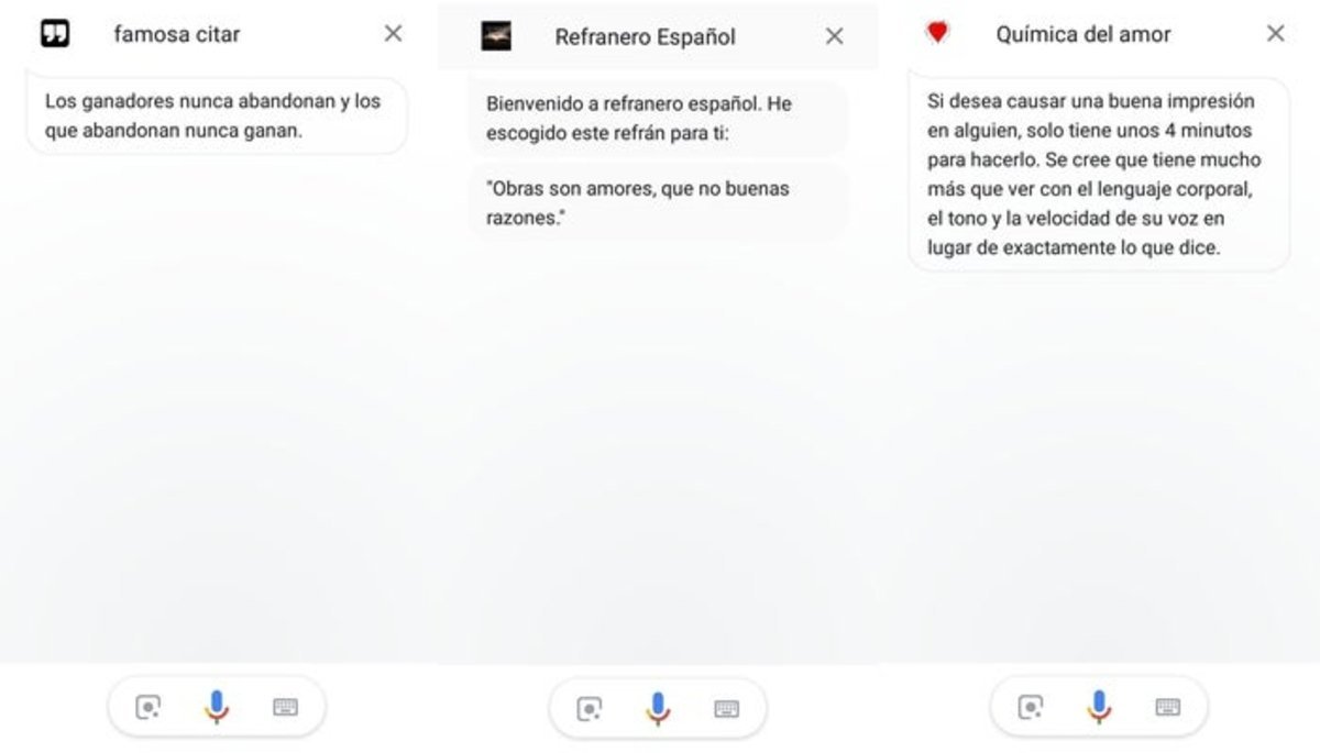 Juegos de citas en Google Assistant