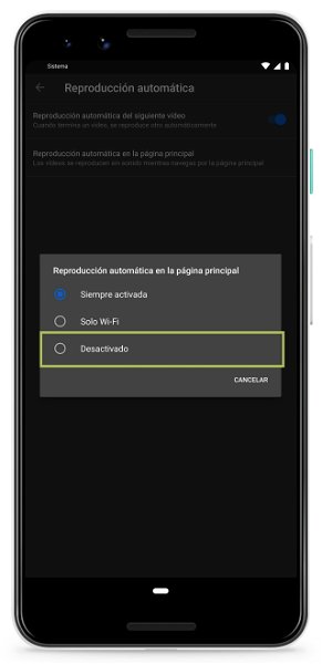 Cómo desactivar la reproducción automática de vídeos en YouTube para Android
