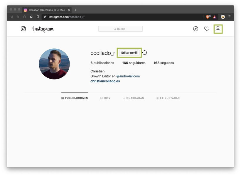 Cómo cambiar el nombre de usuario de Instagram