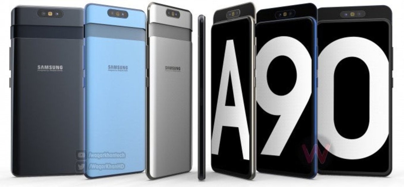 Samsung Galaxy A90 render
