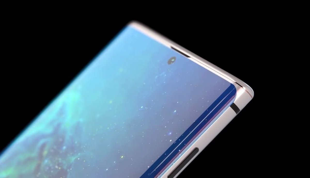 Concepto del Samsung Galaxy Note10