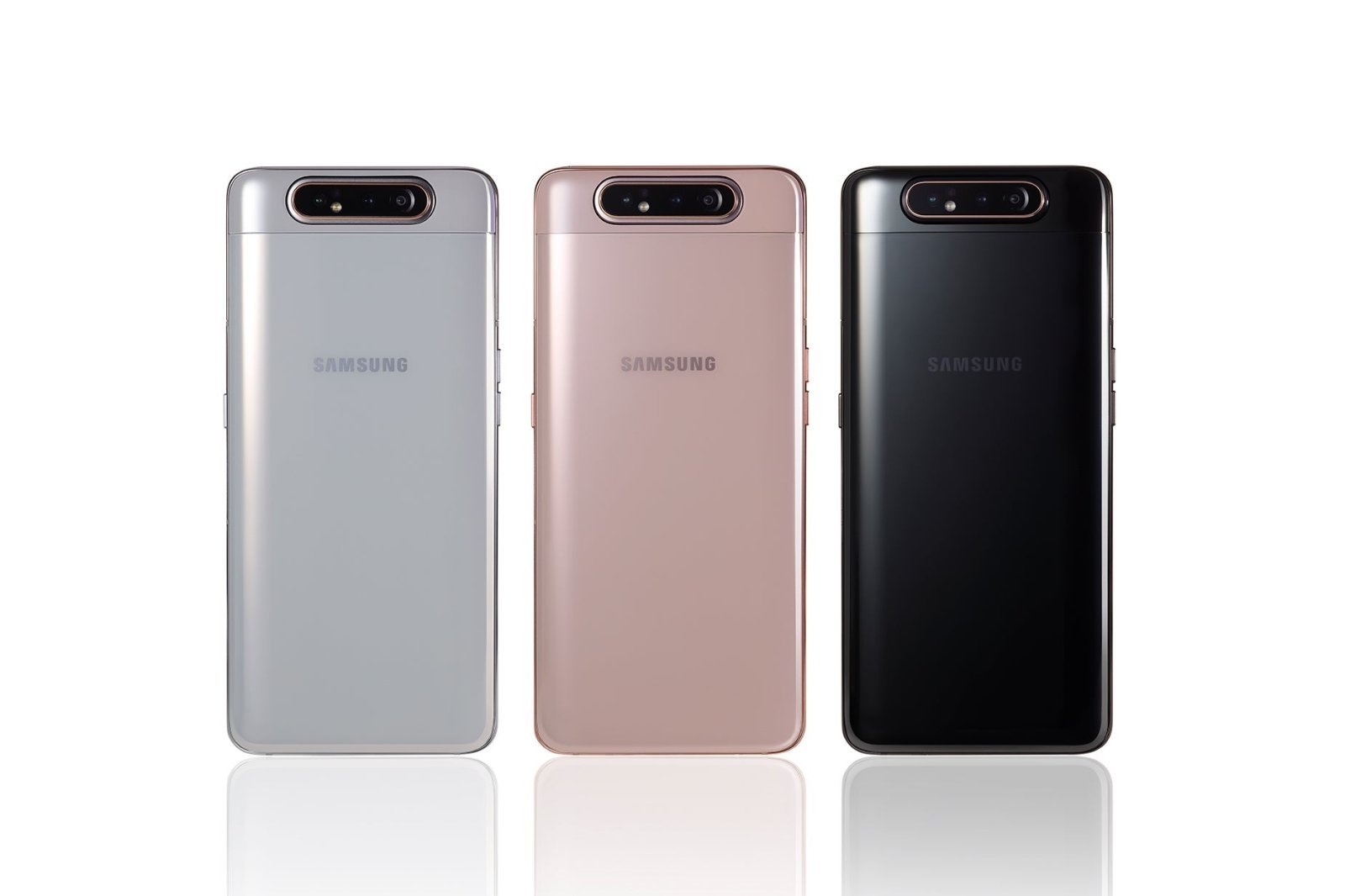Samsung Galaxy en los tres colores
