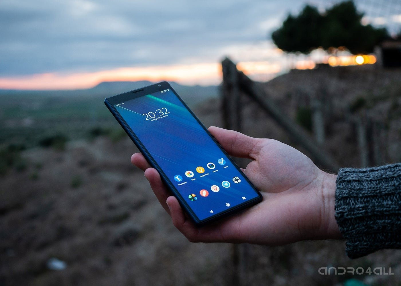 Sony Xperia 10 Plus, diseño