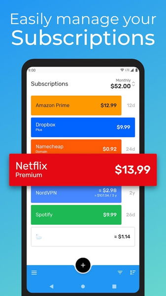 Las 3 mejores aplicaciones para gestionar todas tus suscripciones en Android