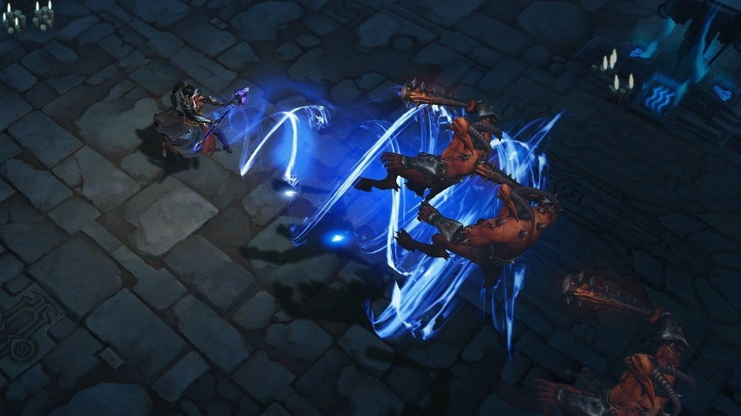 Mago hielo combate diablo immortal