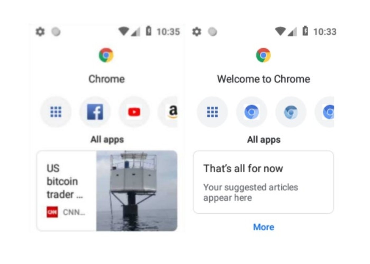 Chrome feature phones