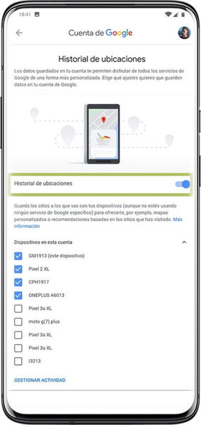 Cronología Google Maps: como activarla y ver tu historial de ubicaciones