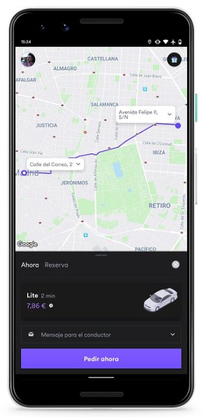 Cómo pedir un Cabify desde Google Maps