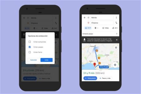 Cómo evitar los peajes en las rutas de Google Maps
