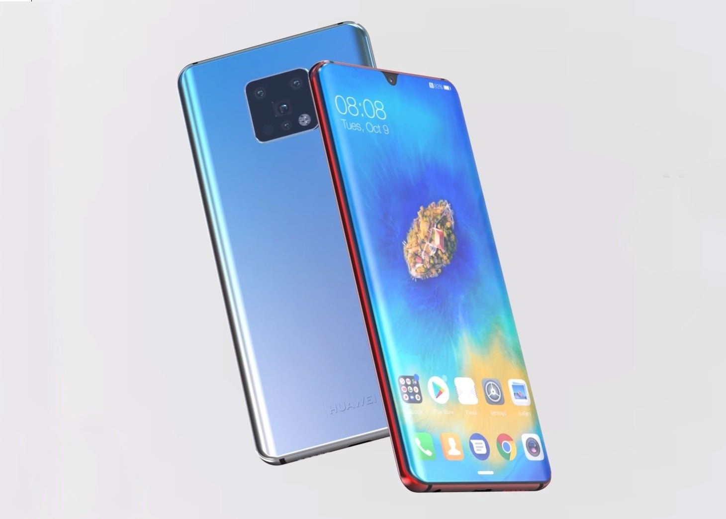 Huawei Mate 30 render