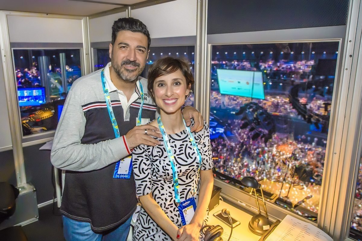 Tony Aguilar y Julia Varela, comentaristas de Eurovision 2019
