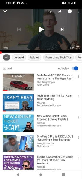 YouTube para Android prueba grandes cambios en su interfaz: estas son las novedades que van a llegar