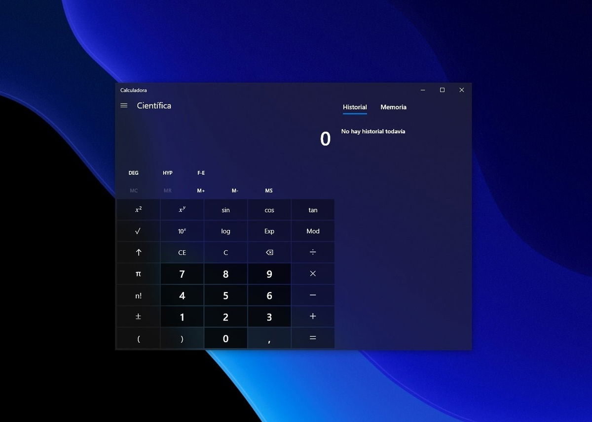 Instala la app de calculadora de Windows en tu móvil Android