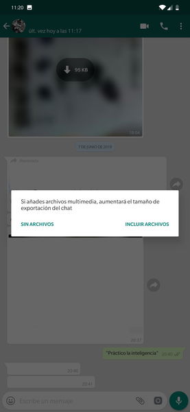 Cómo descargar un chat completo de WhatsApp en un archivo de texto