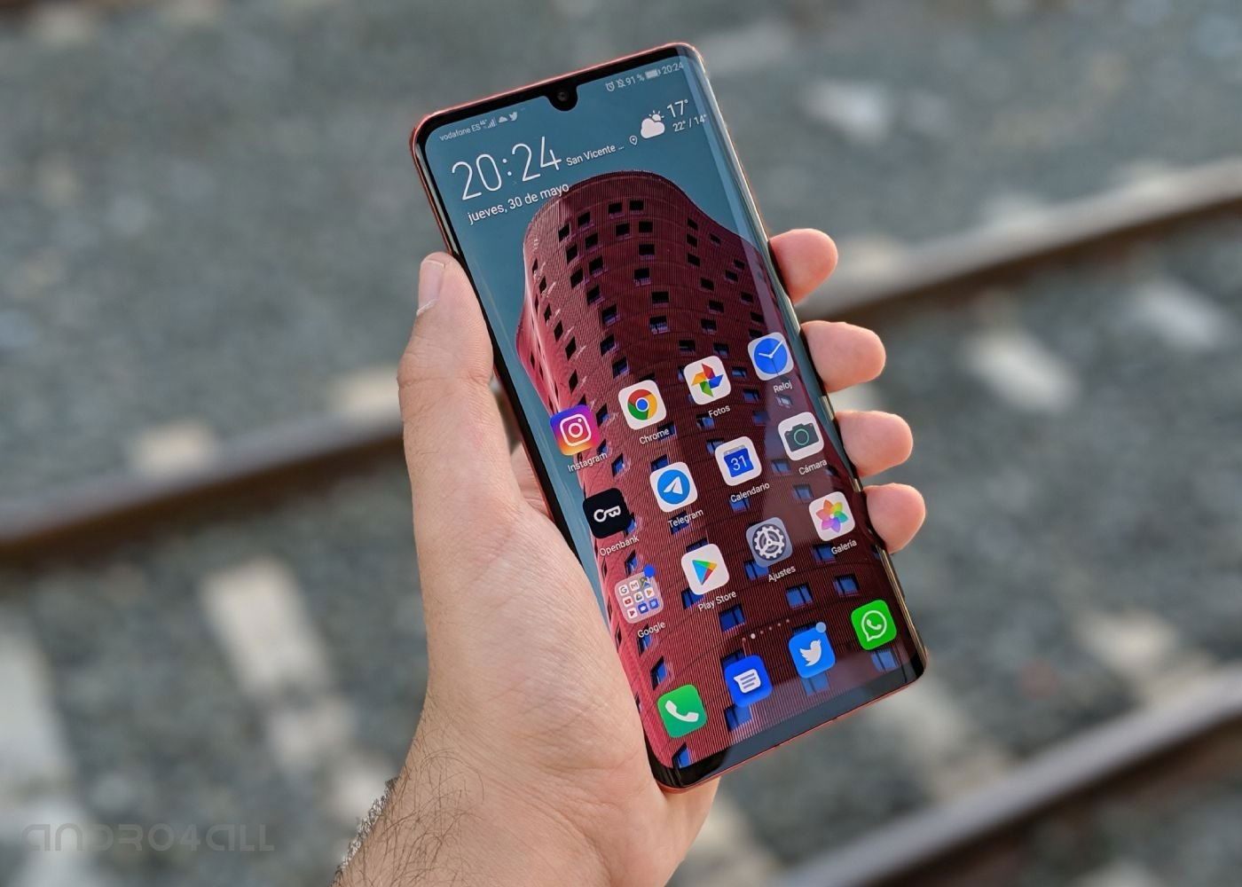 Huawei P30 Pro, pantalla y software