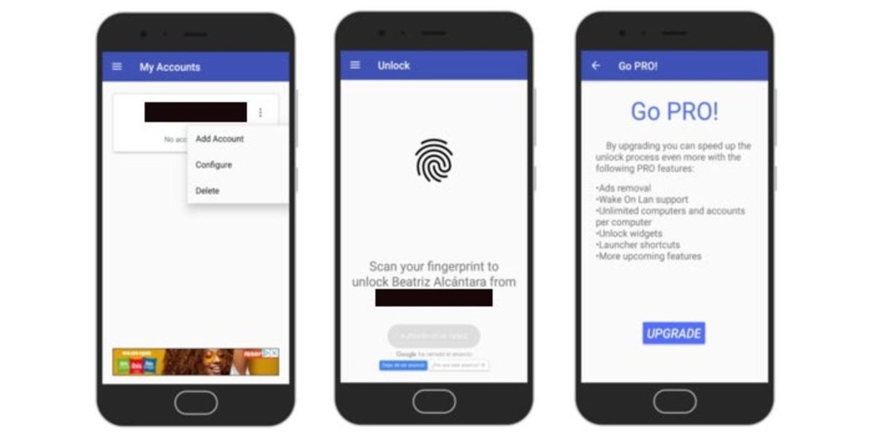 Remote Fingerprint Unlock en Android
