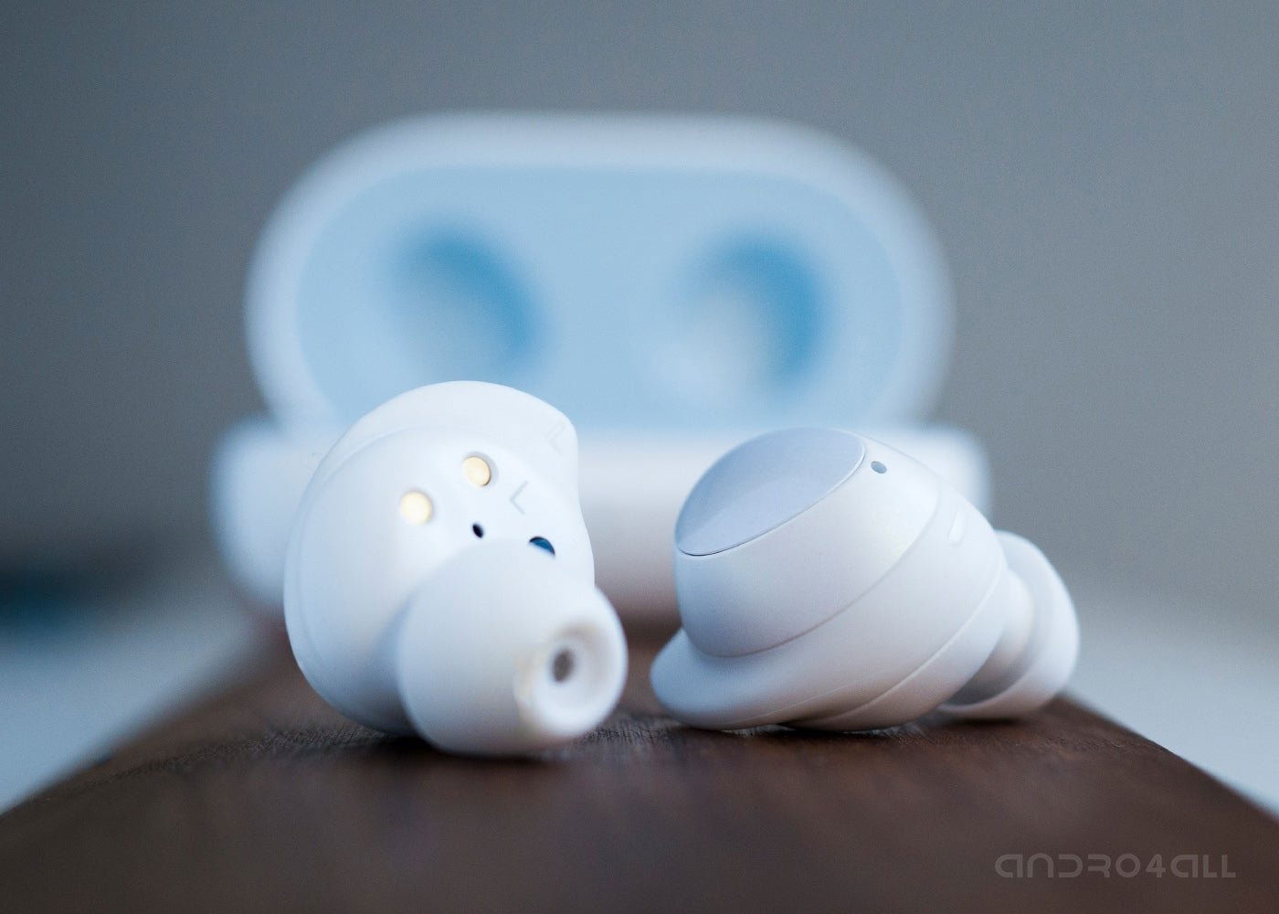 Samsung Galaxy Buds, primer plano