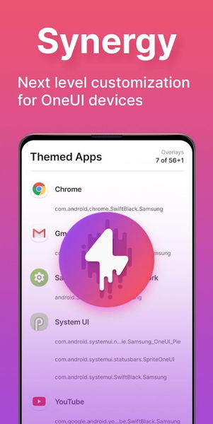 Instalar temas personalizados en móviles Samsung con One UI sin root gracias a Synergy