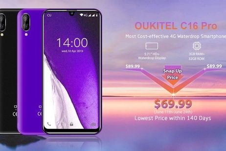 Oukitel C16 Pro, probablemente los 63 euros mejor aprovechados del mercado Android Oukitel C16 Pro, probablemente los 63 euros mejor aprovechados del mercado Android