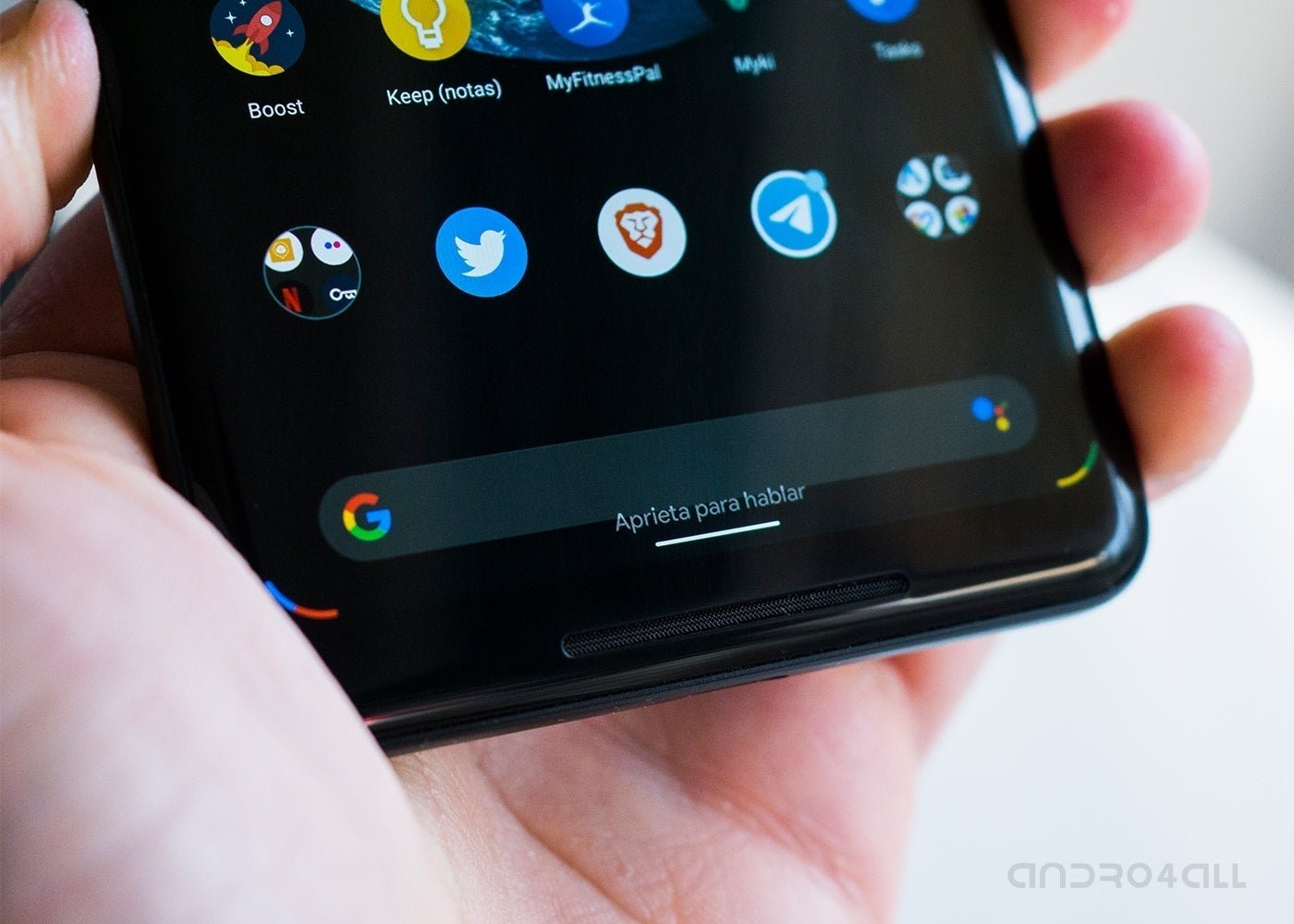Android Q Beta 5, aprieta para hablar