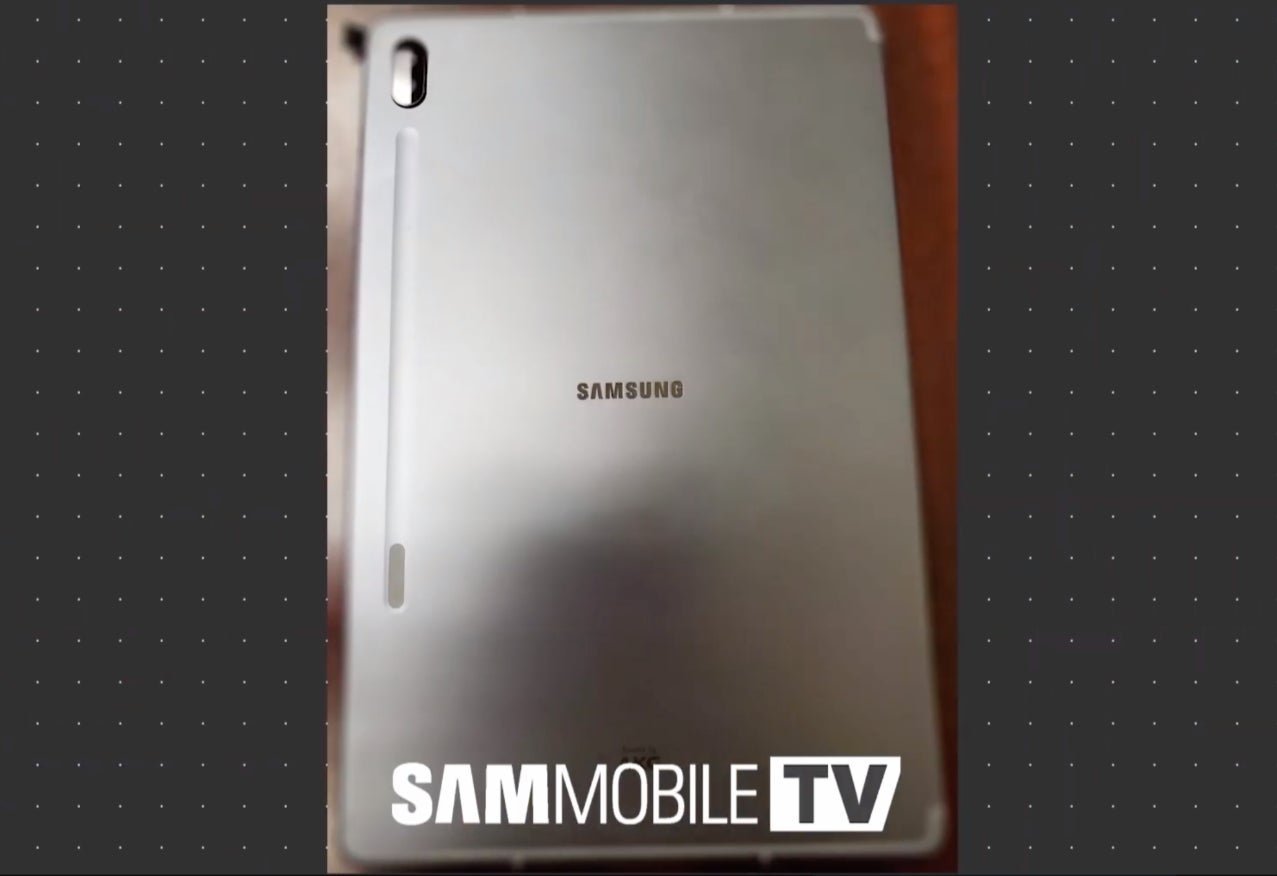 Galaxy Tab S6, trasera