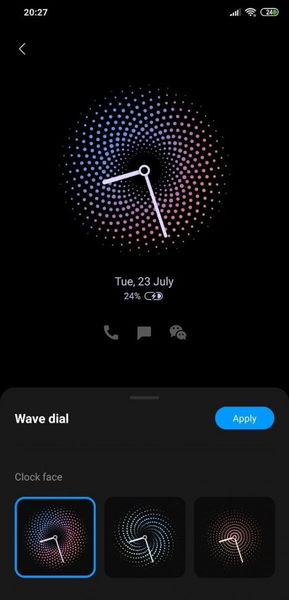 El reloj de los Xiaomi recibe nuevo aspecto gracias al Always-On Display de MIUI